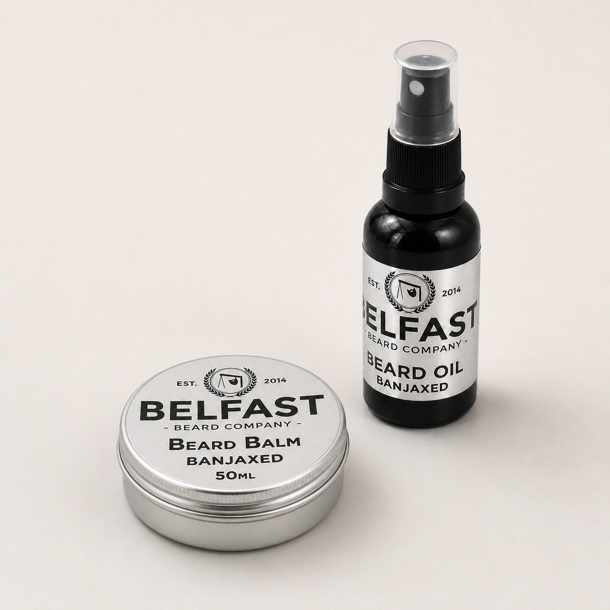 Alternative angle of Beard Oil & Balm Combo