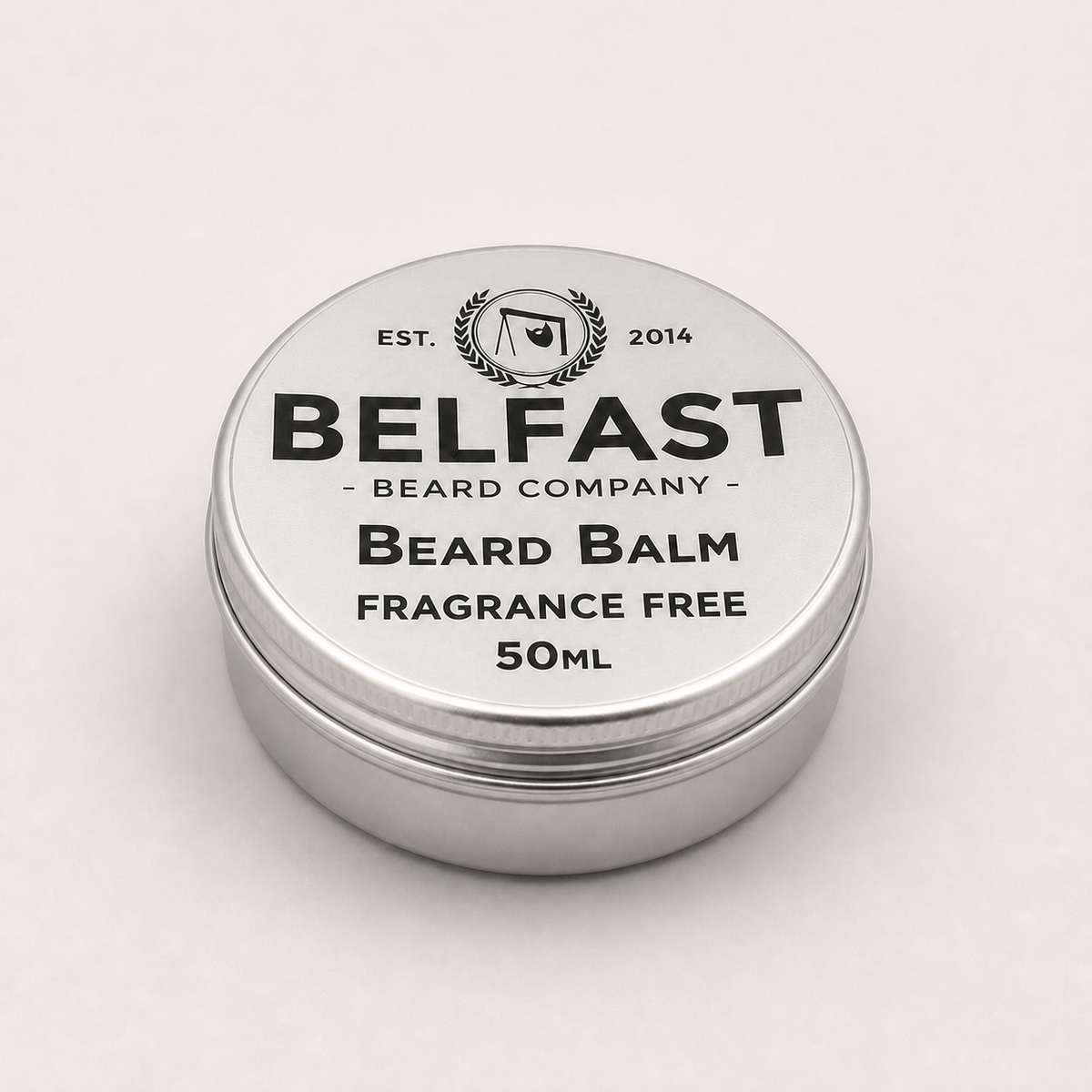 Alternative angle of Fragrance-Free Beard Balm 50ml