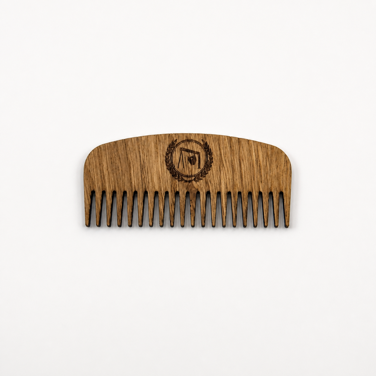 Oak Beard Comb shown on a clean background