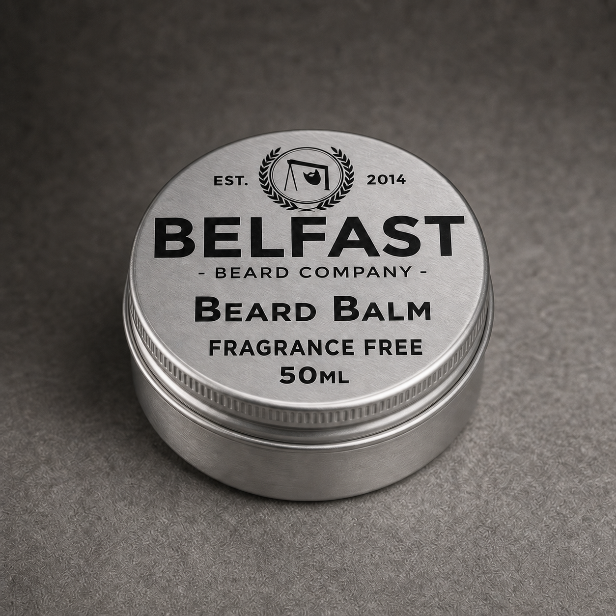 Close-up detail of Fragrance-Free Beard Balm 50ml