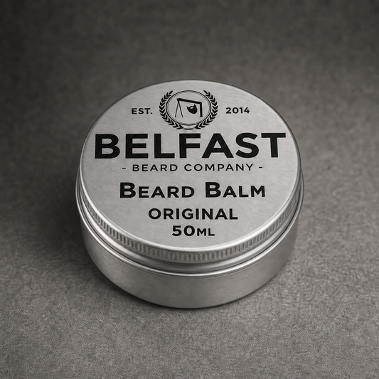 Close-up detail of Original Beard Balm 50ml
