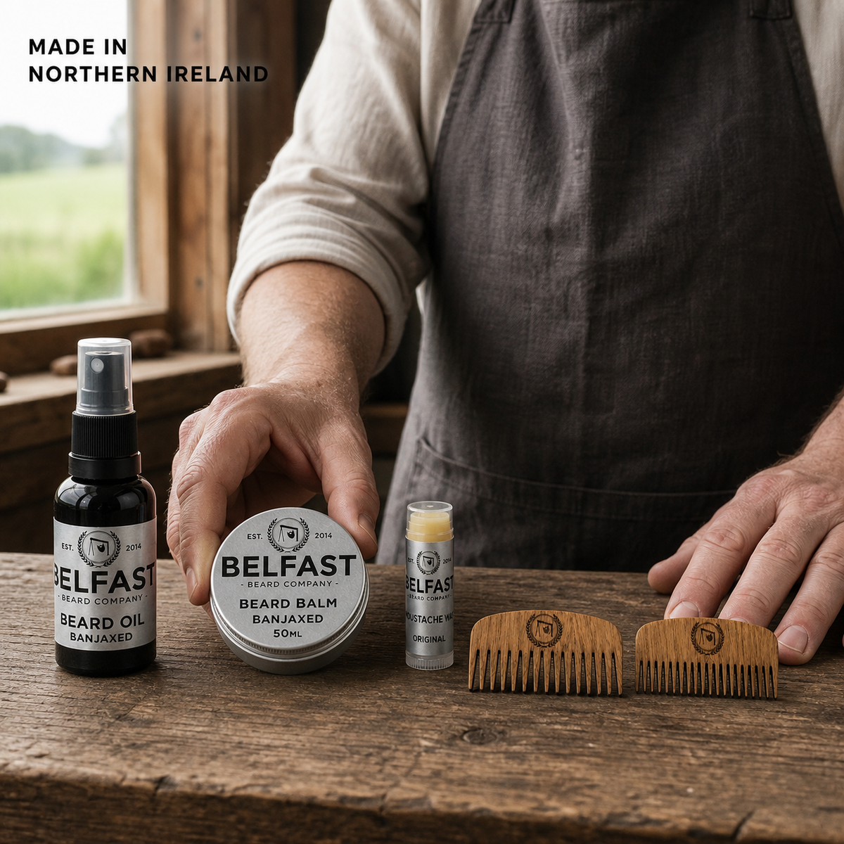 Beard Care Set handmade in Northern Ireland