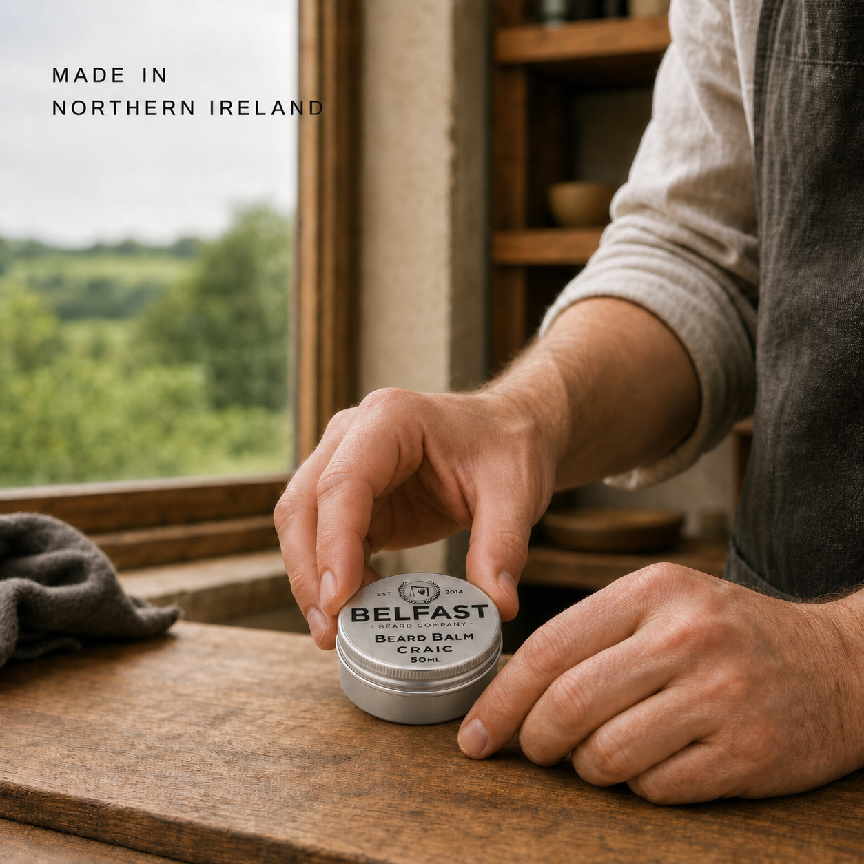 Craic Beard Balm 50ml handmade in Northern Ireland