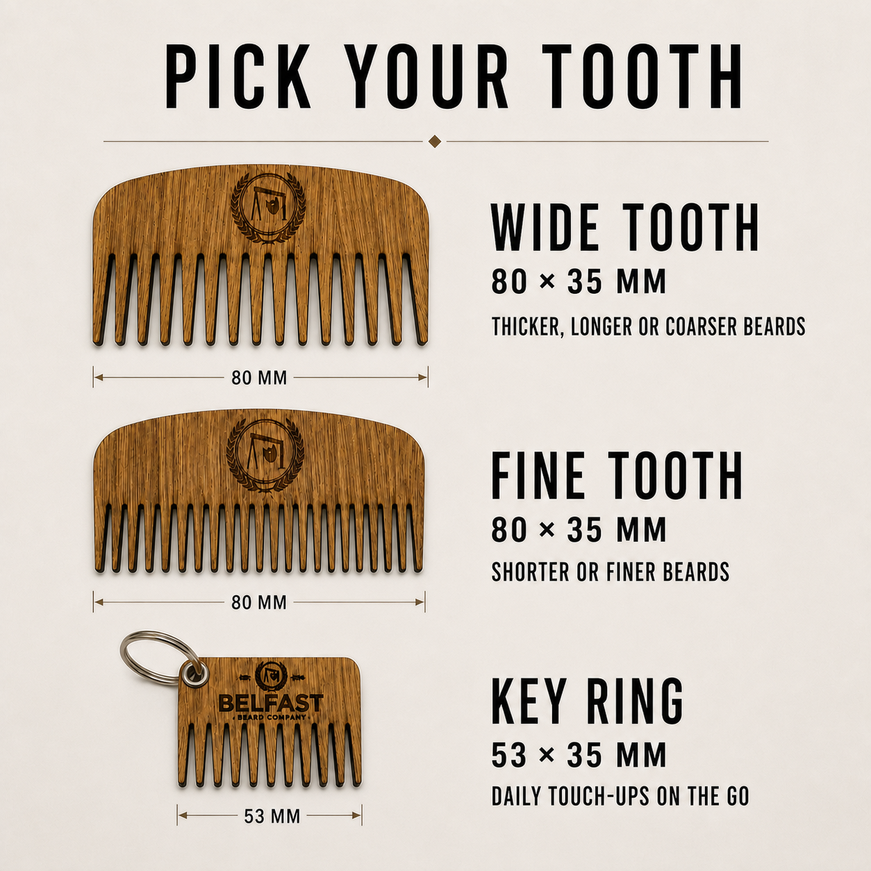Oak Beard Comb product image